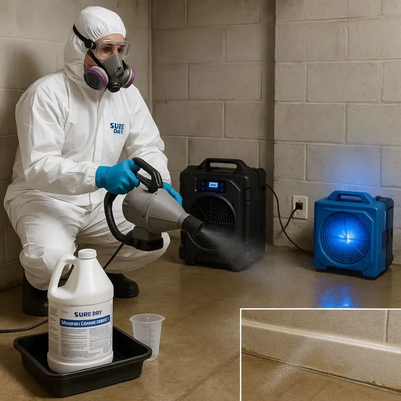 Sanitization and Odor Removal process in Bloomington, CA